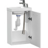 Комплект CERSANIT LARA 40 белая раковина COMO 40 смеситель CARI сифон дозатор 64179